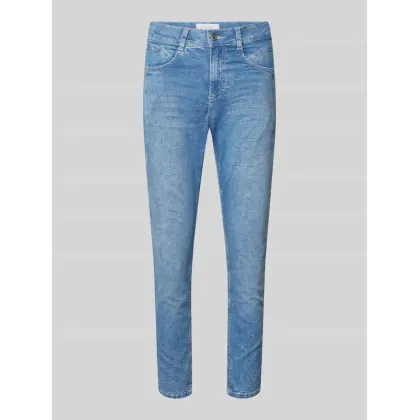 Zdjęcie Jeansy o skróconym kroju skinny fit model ‘Ornella’