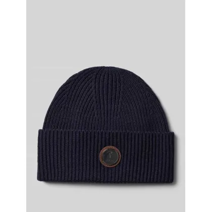 Zdjęcie Czapka beanie z naszywką z logo model ‘Feranto’