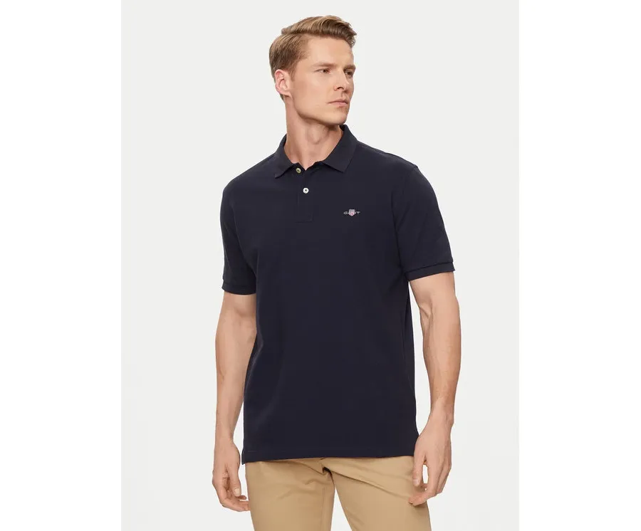obrazek 1 Gant Polo Shield 2210 Granatowy Regular Fit