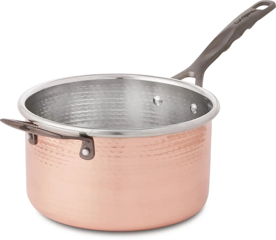 obrazek 1 Rondel głęboki z uchwytem Ø 16cm indukcja - Cu Artigiana
