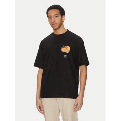 Zdjęcie HUGO T-Shirt Dartiee 50537576 Czarny Oversize