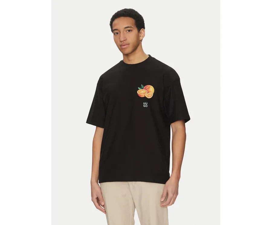 obrazek 1 HUGO T-Shirt Dartiee 50537576 Czarny Oversize