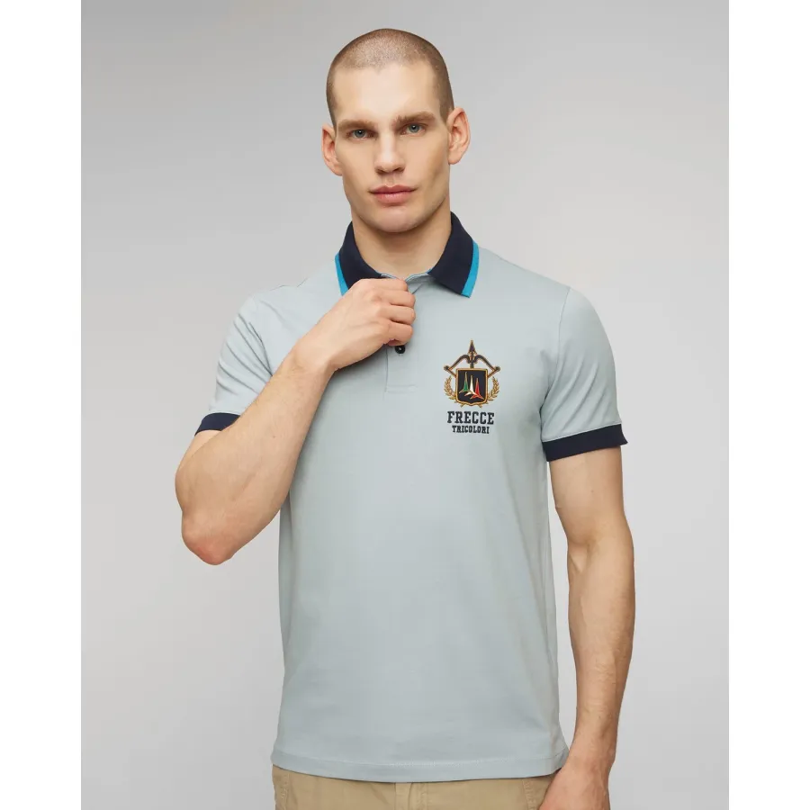 obrazek 1 Błękitne Polo Męskie Aeronautica Militare