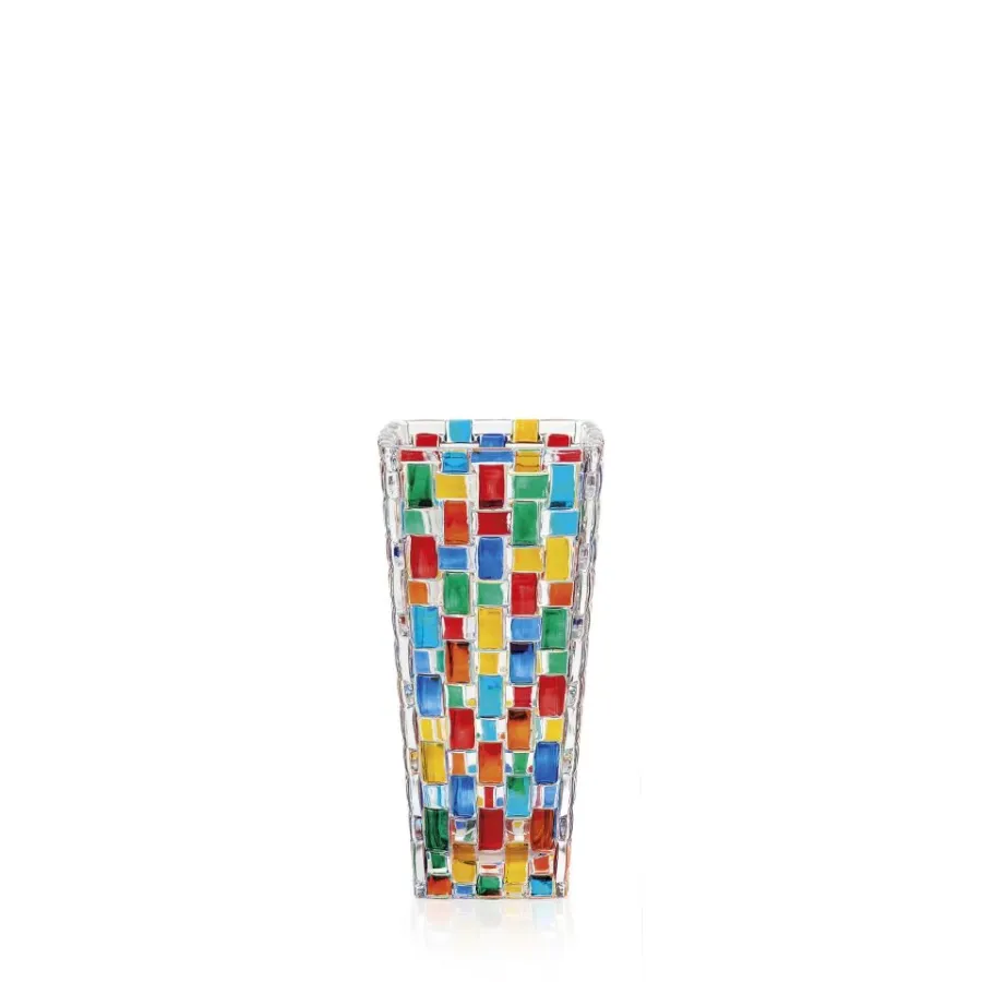 obrazek 1 Kolorowy wazon z weneckiego szkła (20 cm)