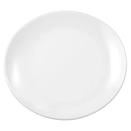 Zdjęcie Piękny porcelanowy owalny talerz obiadowy 25 cm z Niemiec - Seltmann Weiden