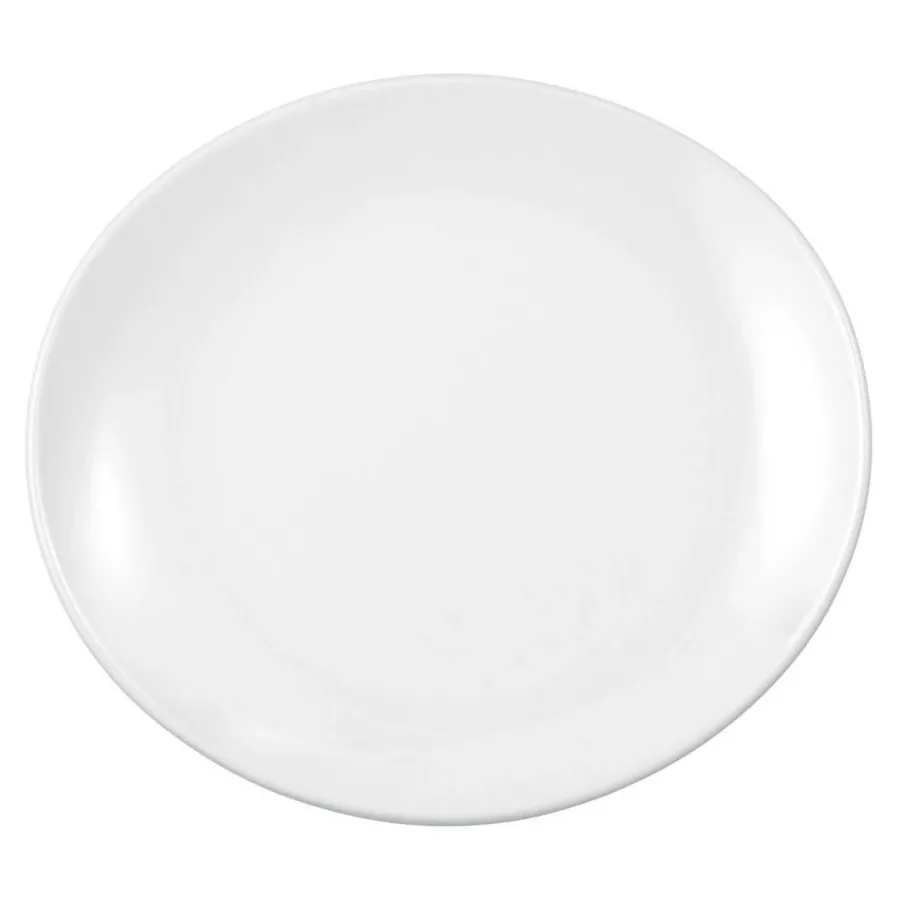 obrazek 1 Piękny porcelanowy owalny talerz obiadowy 25 cm z Niemiec - Seltmann Weiden