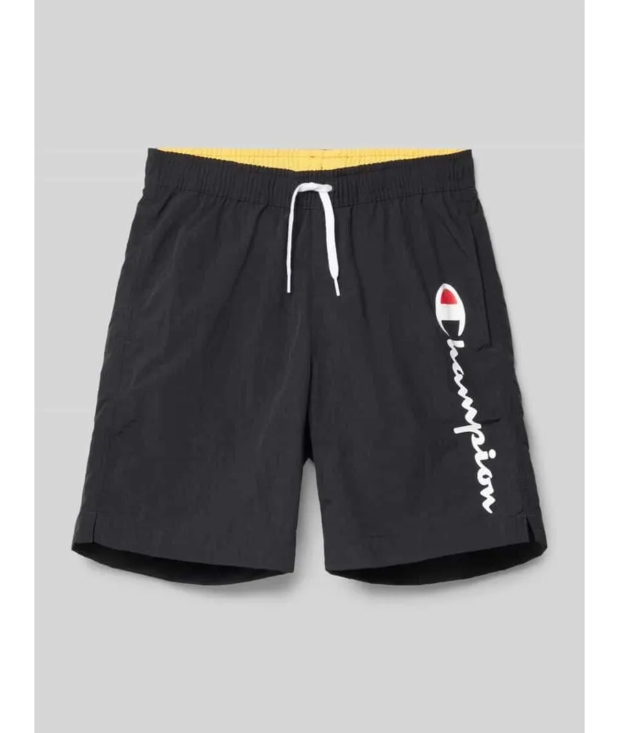 obrazek 1 Spodenki kąpielowe z nadrukiem z logo model ‘SWIM’