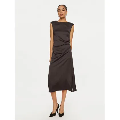 Zdjęcie ViCOLO Sukienka koktajlowa TS0252 Czarny Slim Fit