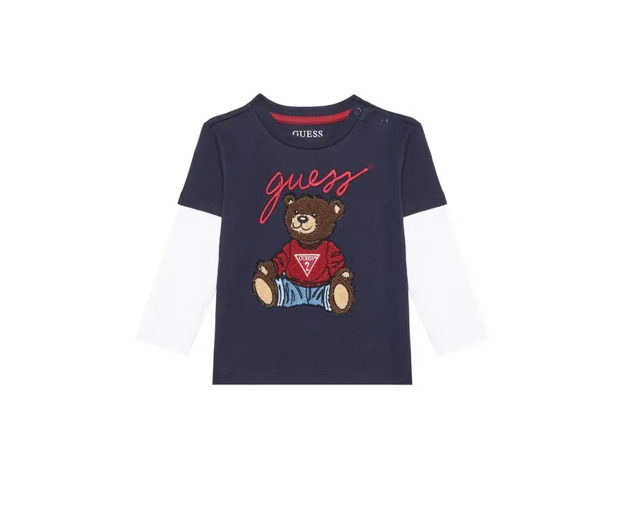 obrazek 1 Guess Bluzka N4BI08 I3Z14 Granatowy Regular Fit