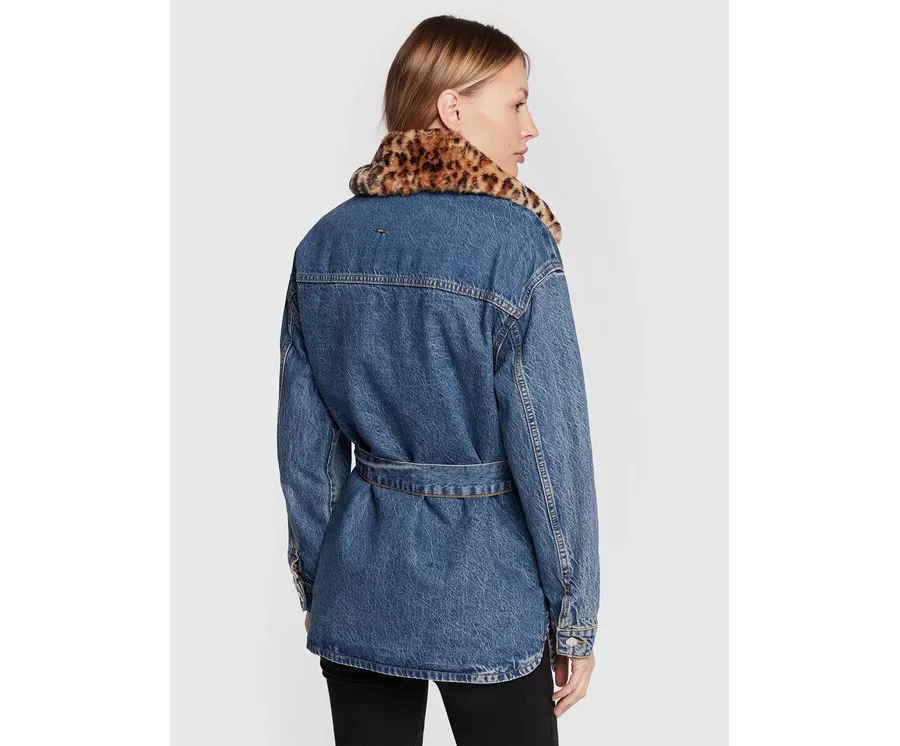 obrazek 1 Liu Jo Kurtka jeansowa UF2112 D4746 Niebieski Regular Fit