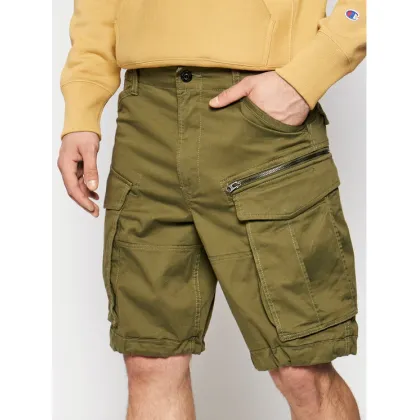 Zdjęcie G-Star Raw Szorty materiałowe Rovic D08566-5126-724 Zielony Relaxed Fit