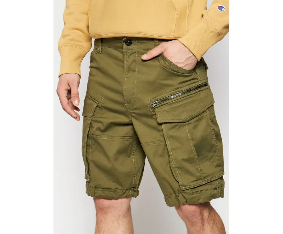 obrazek 1 G-Star Raw Szorty materiałowe Rovic D08566-5126-724 Zielony Relaxed Fit