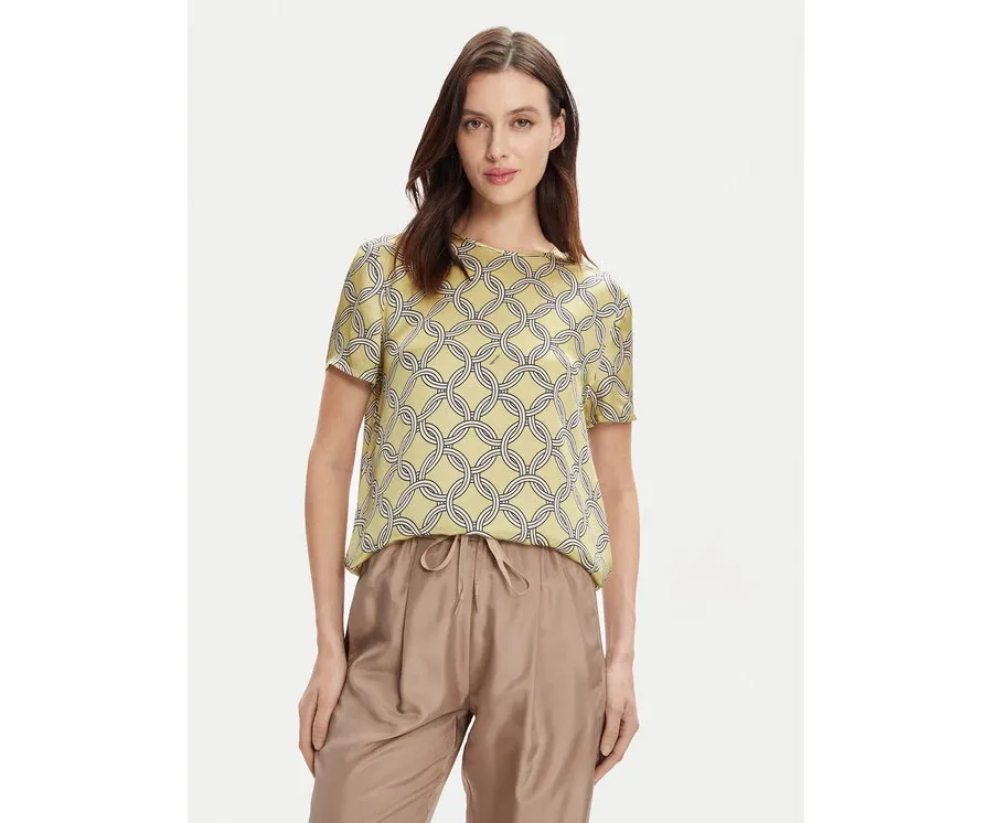 obrazek 1 Marella T-Shirt Hobby 2413111161 Zielony Regular Fit