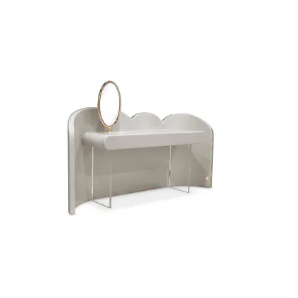 Picture Original children's dressing table in the shape of a cloud