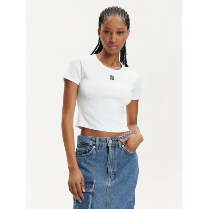 Zdjęcie Hugo T-Shirt Delanor 50512000 Biały Slim Fit HUGO