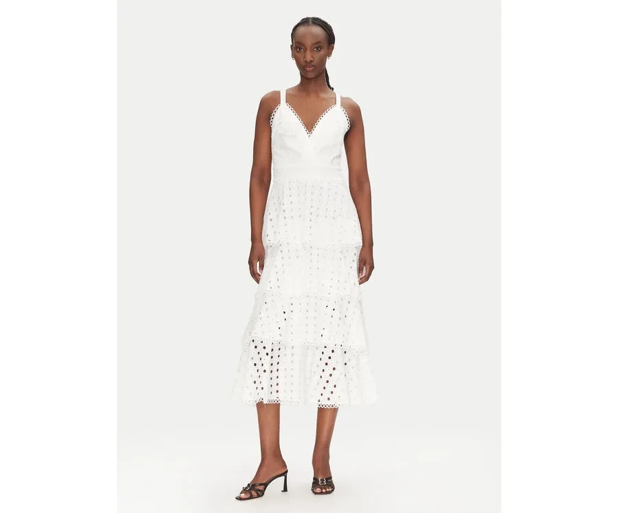 obrazek 1 ACCESS FASHION Sukienka letnia 53-3396-264 Biały Regular Fit