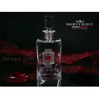 Zdjęcie Karafka do whisky barok z kryształem rubinowym