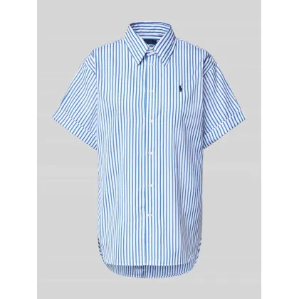 Zdjęcie Bluzka koszulowa z wyhaftowanym logo