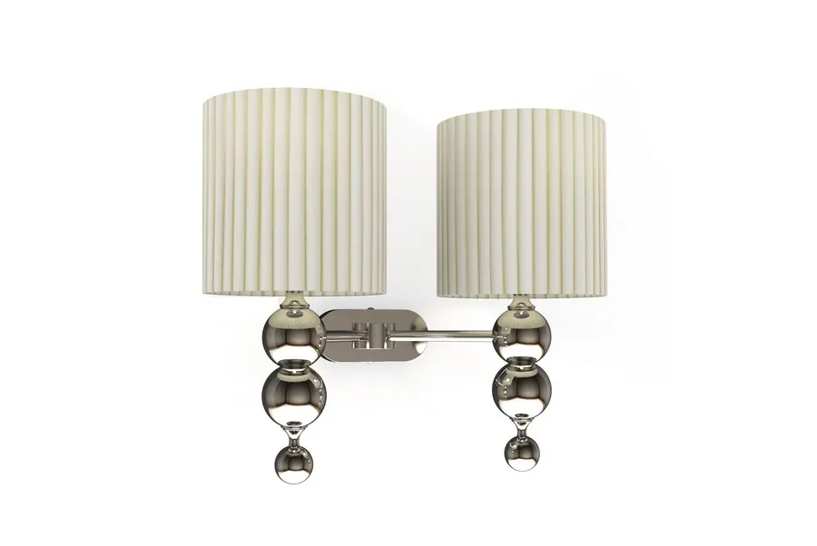 obrazek 2 Klasyczna lampa na ścianę z dekoracyjnym motywem