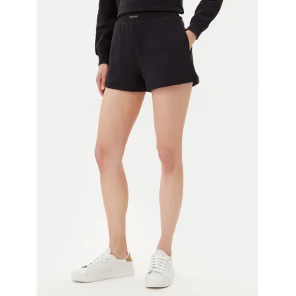 Zdjęcie Calvin Klein Jeans Szorty sportowe Placed Institutional J20J225525 Czarny Regular Fit