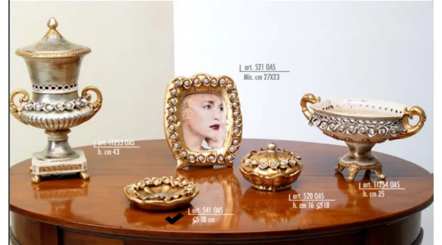 obrazek 2 Popielniczka z różami swarovski - Valle d'oro Patchi