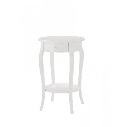 Zdjęcie Okrągły stolik kawowy z lakierowaną szufladą - Zanini