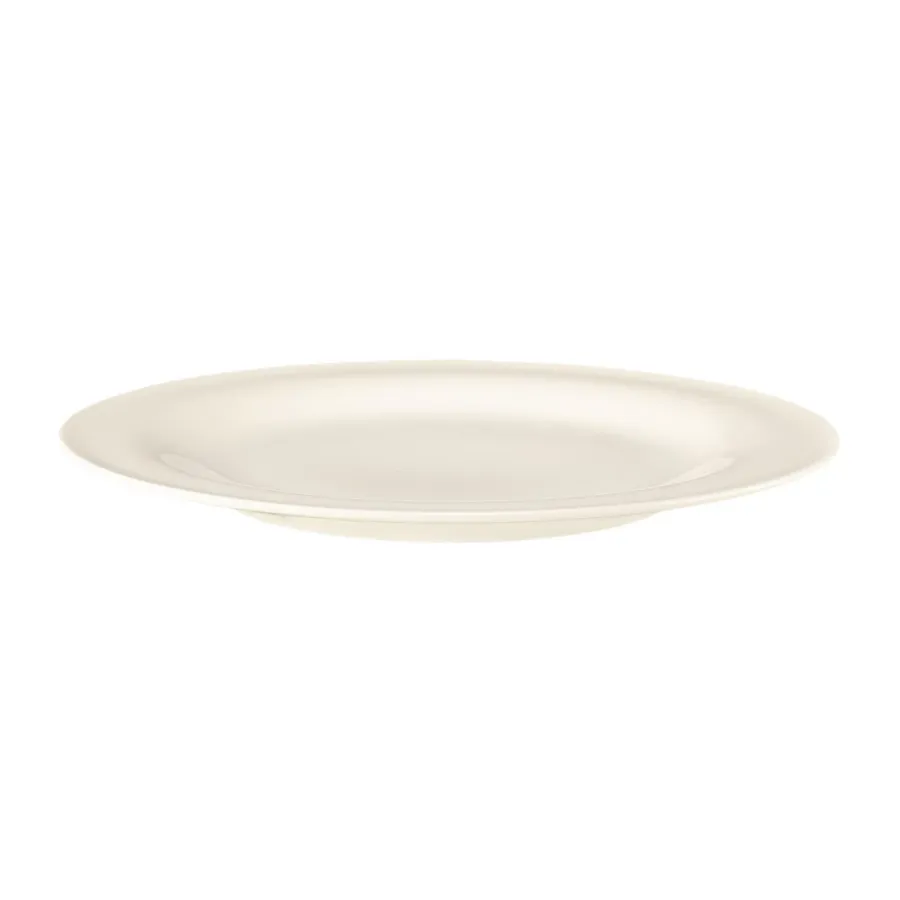 obrazek 3 Porcelanowy okrągły talerz śniadaniowy 23 cm w kolorze kremowym – Seltmann Weiden