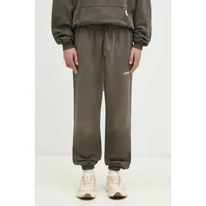 Zdjęcie Represent spodnie dresowe bawełniane Patron Of The Club Sweatpant kolor zielony proste MLM4278.16