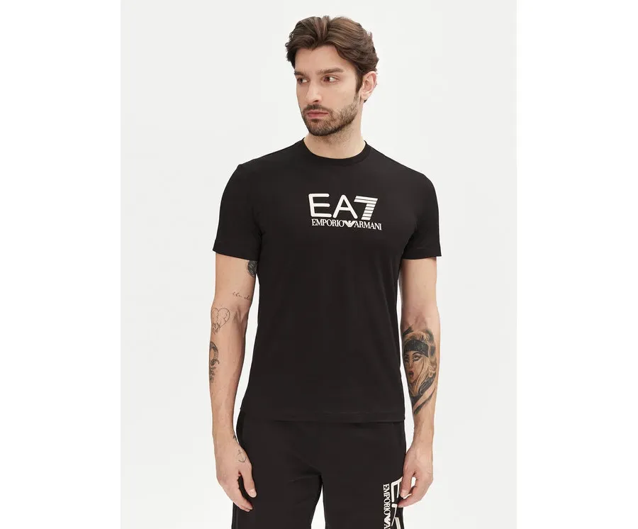 obrazek 1 EA7 Emporio Armani T-Shirt 7M000224 AF10375 MC156 Czarny Regular Fit