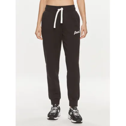 Zdjęcie Puma Spodnie dresowe Ess+ Script 679350 Czarny Regular Fit