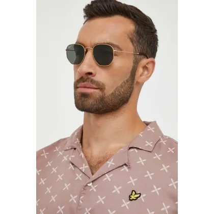 Zdjęcie Ray-Ban okulary przeciwsłoneczne HEXAGONAL kolor zielony 0RB3548N