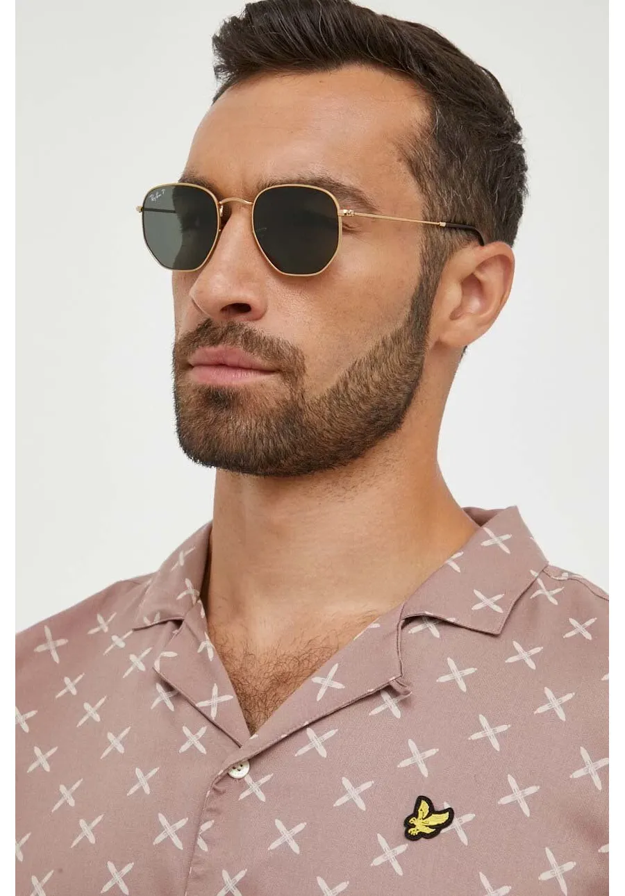 obrazek 1 Ray-Ban okulary przeciwsłoneczne HEXAGONAL kolor zielony 0RB3548N