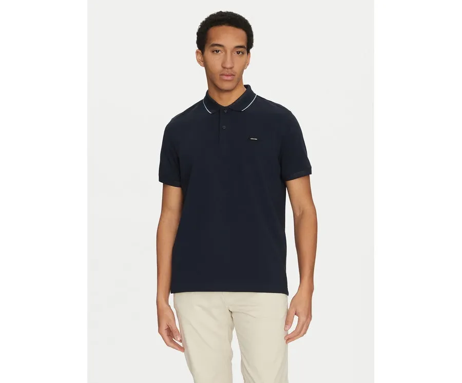 obrazek 1 Calvin Klein Polo K10K114141 Granatowy Regular Fit