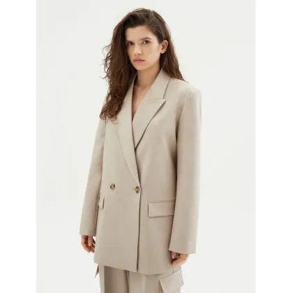 Zdjęcie Calvin Klein Jeans Marynarka J20J224714 Beżowy Relaxed Fit