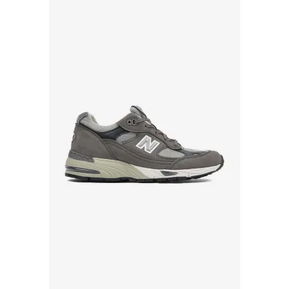 Zdjęcie New Balance 991 Made in UK sneakersy kolor zielony W991GNS