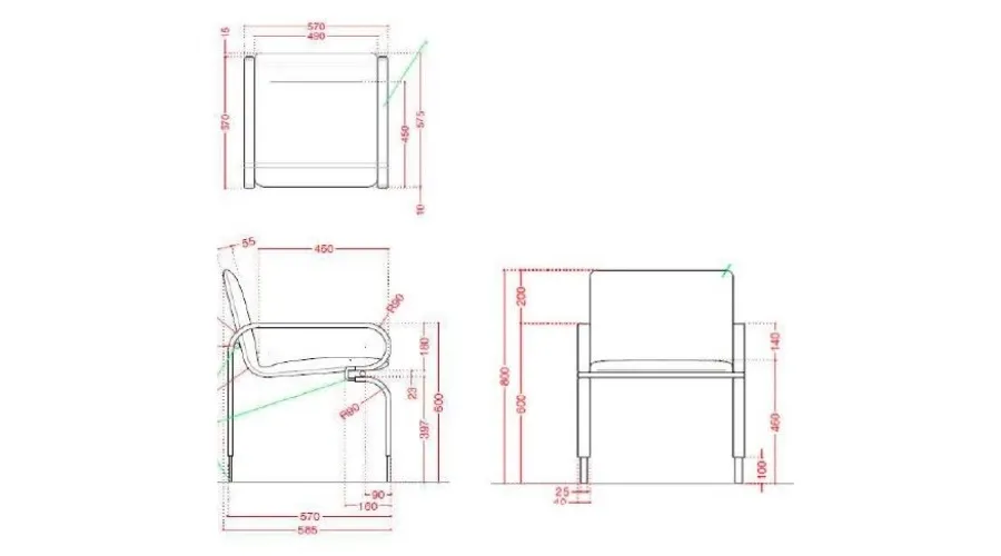 obrazek 4 Stylowe włoskie krzesło o oryginalnym designie