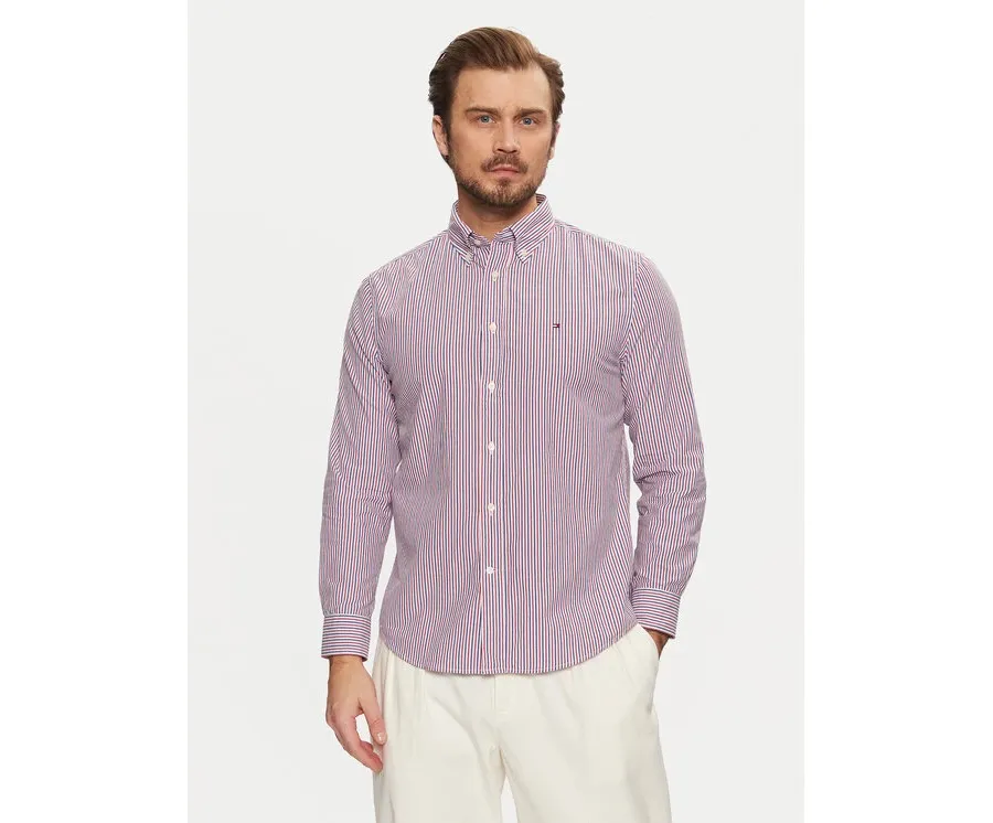 obrazek 1 Tommy Hilfiger Koszula Classic MW0MW37549 Czerwony Regular Fit