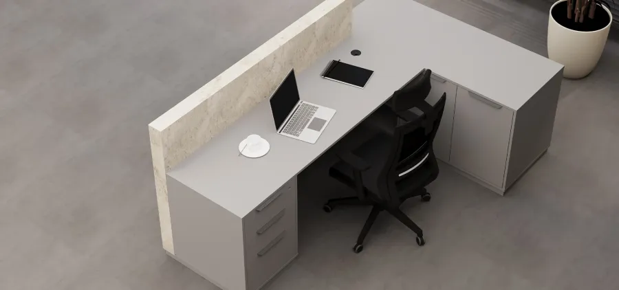 obrazek 4 Klasyczne biurko do recepcji