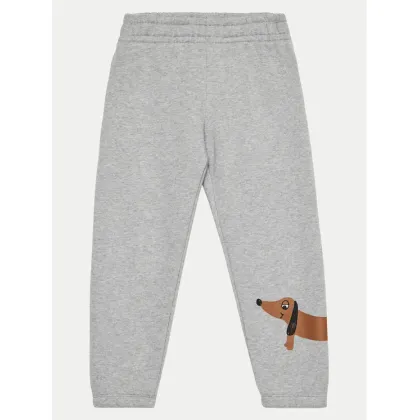 Zdjęcie Mini Rodini Spodnie dresowe Dog 2473014394 Szary Regular Fit MINI RODINI