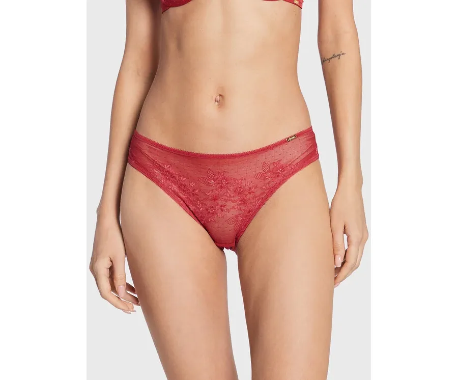 obrazek 1 Gossard Figi klasyczne Glossies Lace 13003 Czerwony