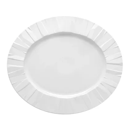 Zdjęcie Porcelanowy owalny talerz z wyjątkowej kolekcji Matrix - Vista Alegre