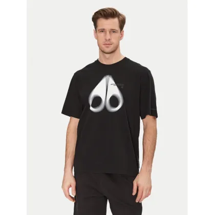 Zdjęcie Moose Knuckles T-Shirt Maurice M15MT776 Czarny Standard Fit