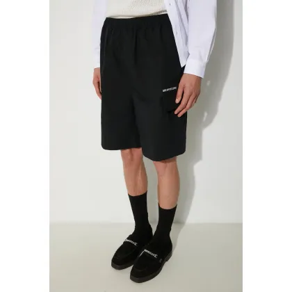 Zdjęcie MKI MIYUKI ZOKU szorty bawełniane Ripstop Cargo Shorts kolor czarny RIPSTOP.CARGO.SHORTS
