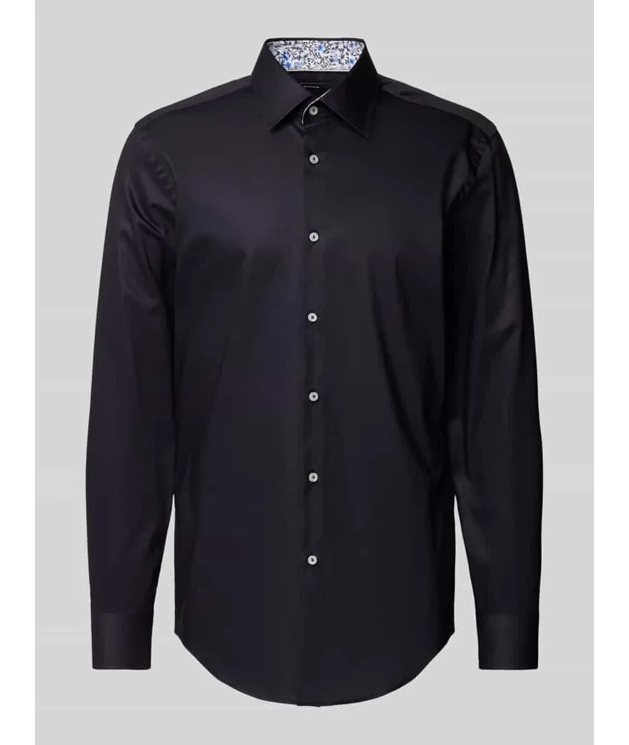 obrazek 1 Koszula biznesowa o kroju slim fit z kołnierzykiem typu kent model ‘Hank’
