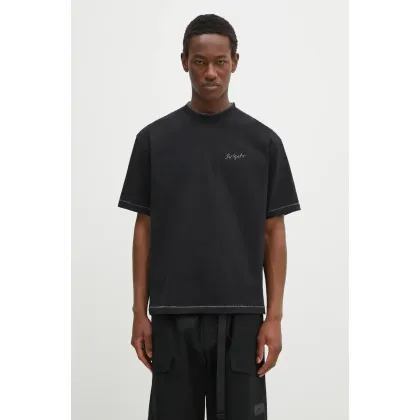 Zdjęcie Axel Arigato t-shirt bawełniany Oversized T-Shirt męski kolor czarny gładki A2980001