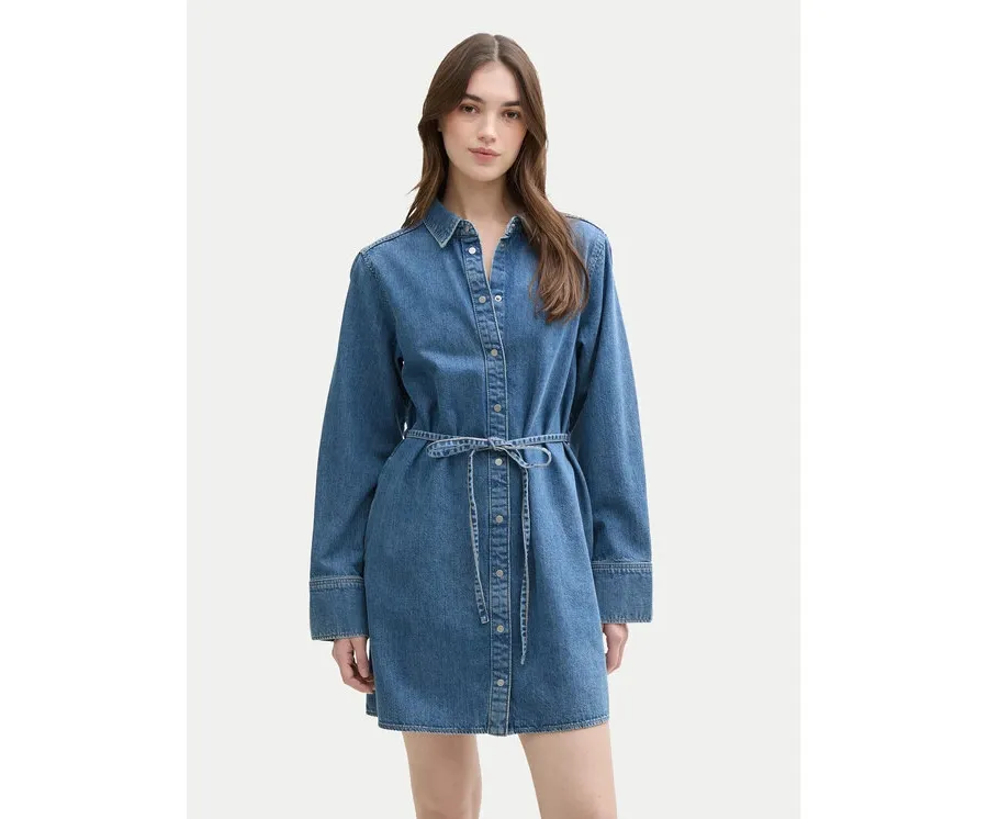obrazek 1 Tom Tailor Denim Sukienka jeansowa 1045461 Niebieski Regular Fit