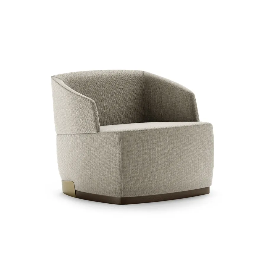 obrazek 1 Gustowny modernistyczny fotel do salonu - Baldwin