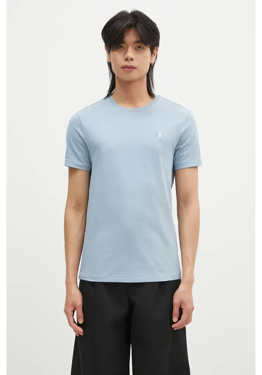 obrazek 1 Polo Ralph Lauren t-shirt bawełniany kolor niebieski 710671438