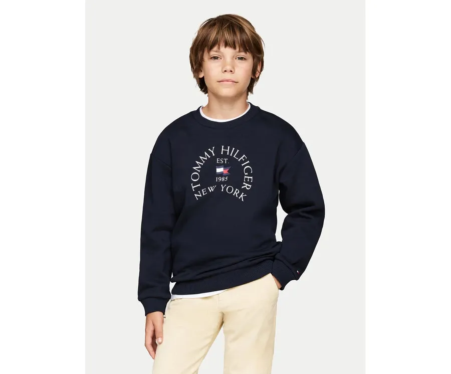 obrazek 1 Tommy Hilfiger Bluza KB0KB09192 Granatowy Regular Fit