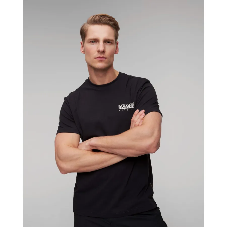 obrazek 1 Czarny T-shirt Męski Napapijri S-tahi